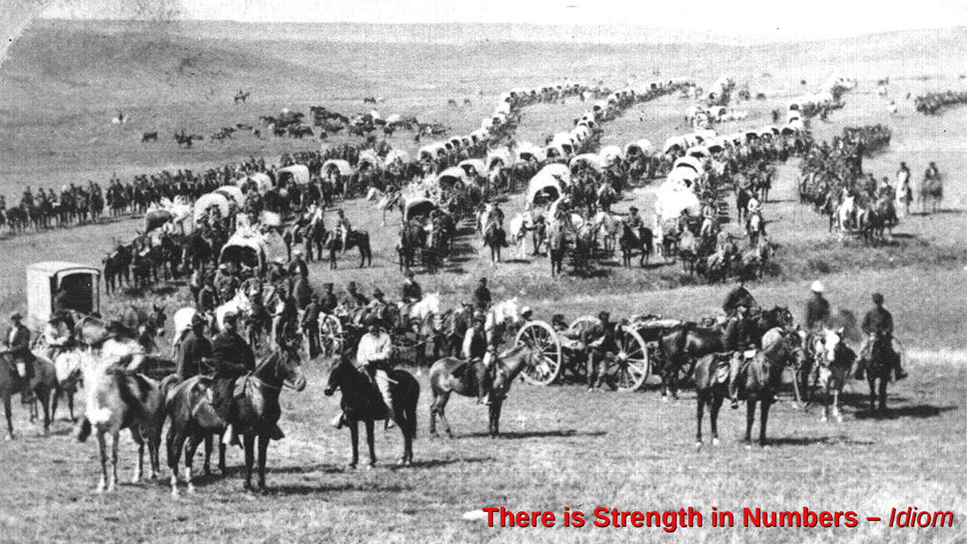 05-wagon-train-EBK There is strength in numbers