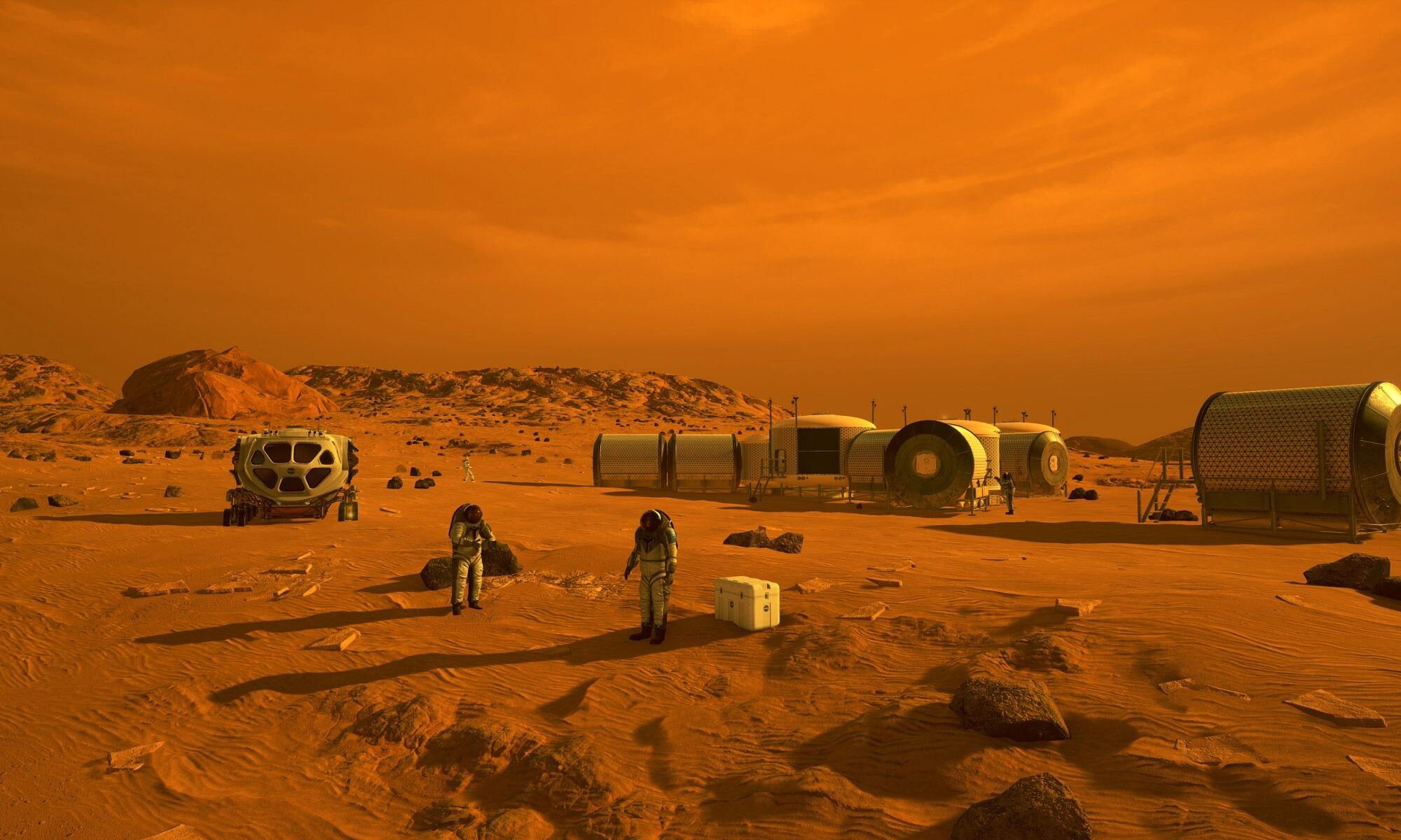 mid-latitude-glaciers-mars First Manned Missions to Mars